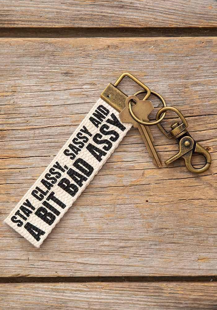 Stay Classy Key Fob