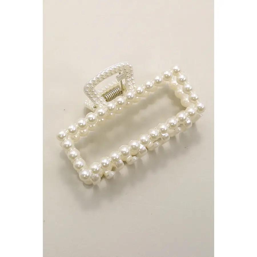 Pearl Hair Claw Clips