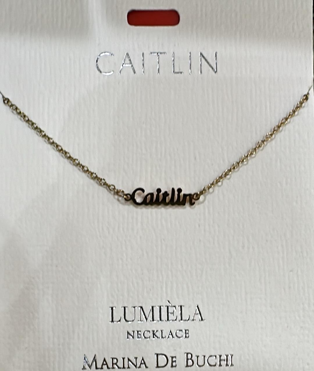 Caitlin Name Necklace