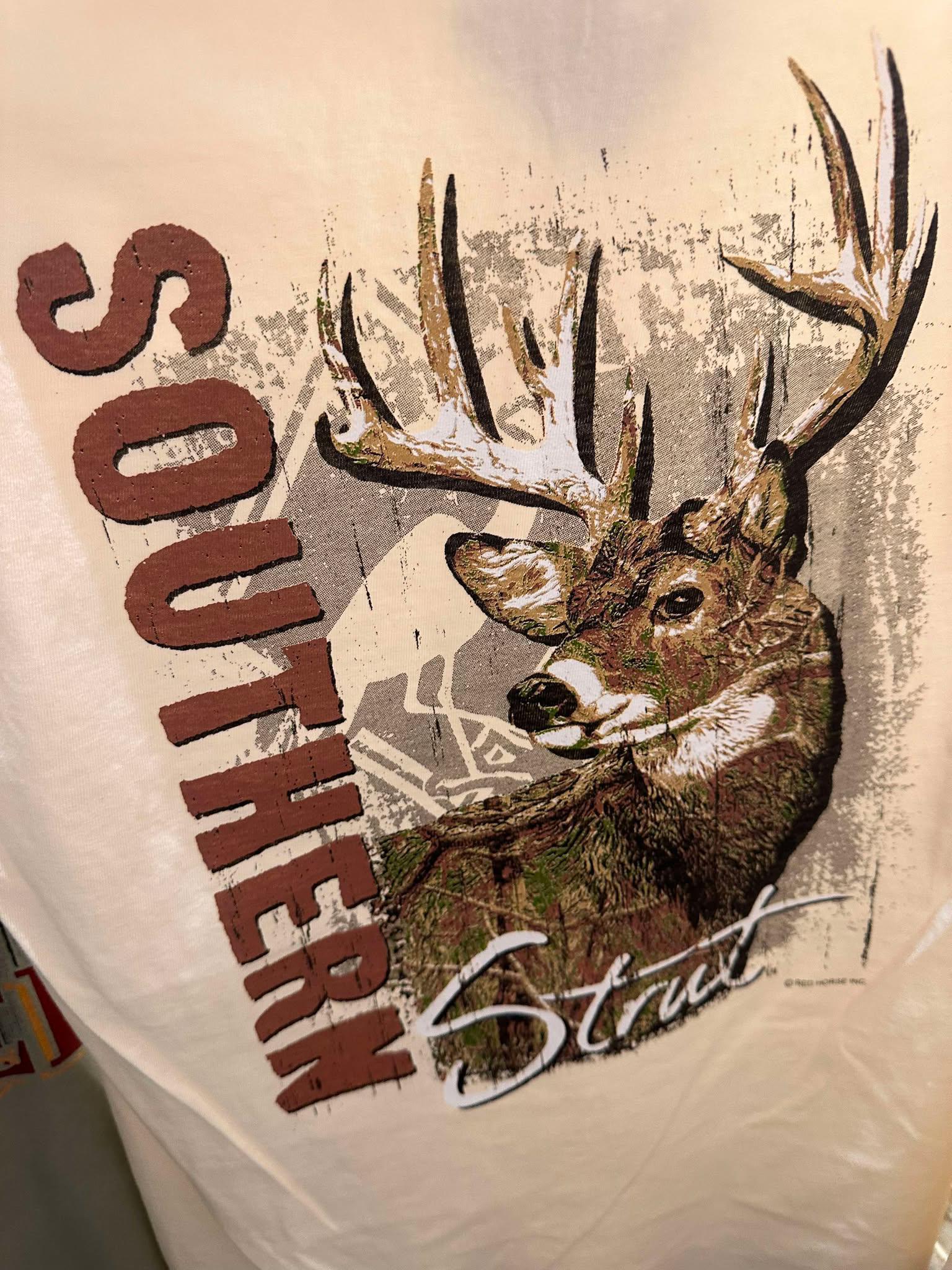 Camo Buck Ivory T-Shirt