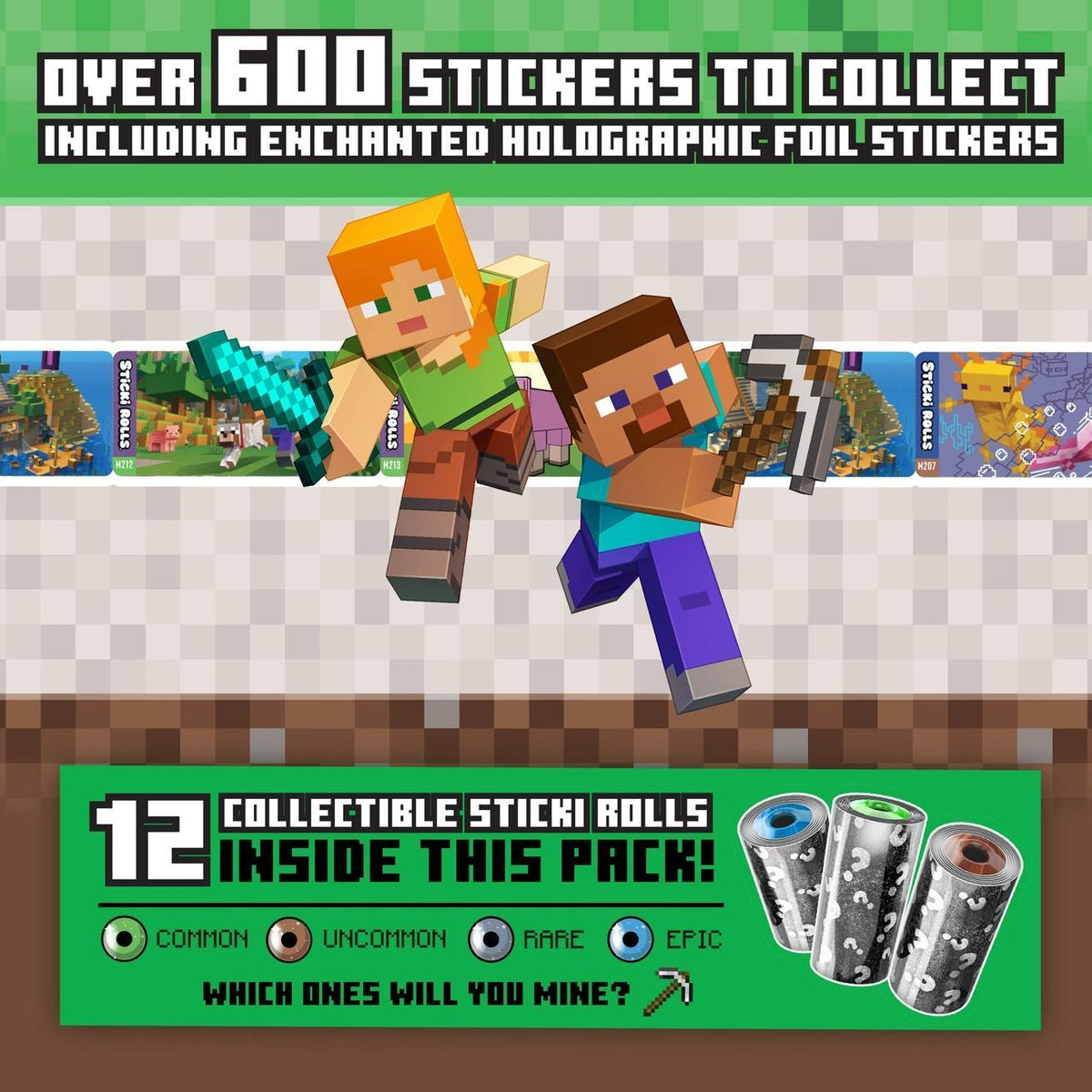 Sticki Rolls Minecraft Pendant