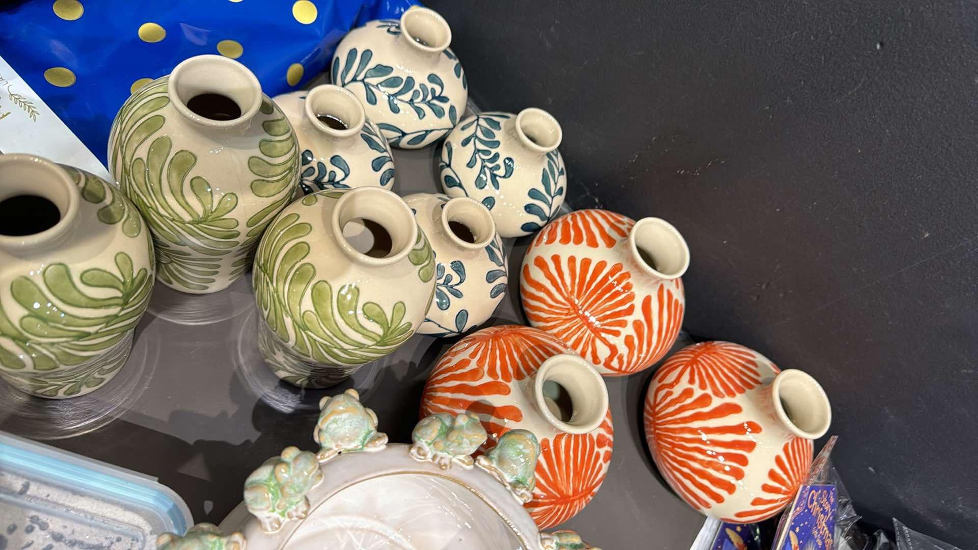 Painted Abstract Vase