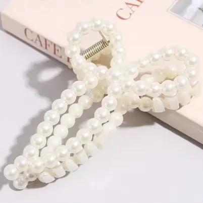 Pearl Hair Claw Clips