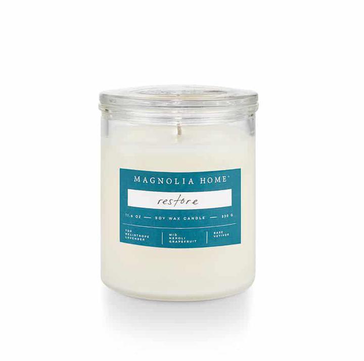 Magnolia Glass Jar w/Lid Restore