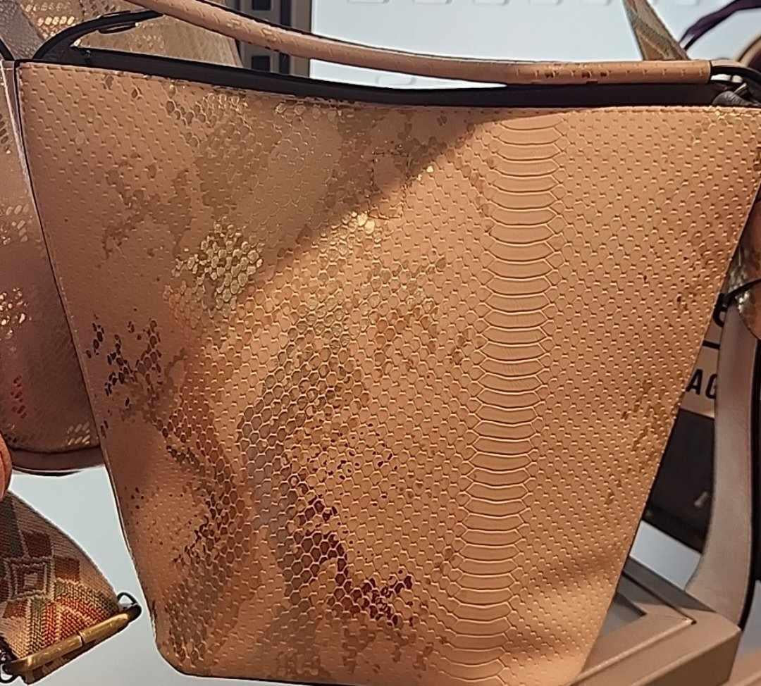 Snake Bucket Crossbody