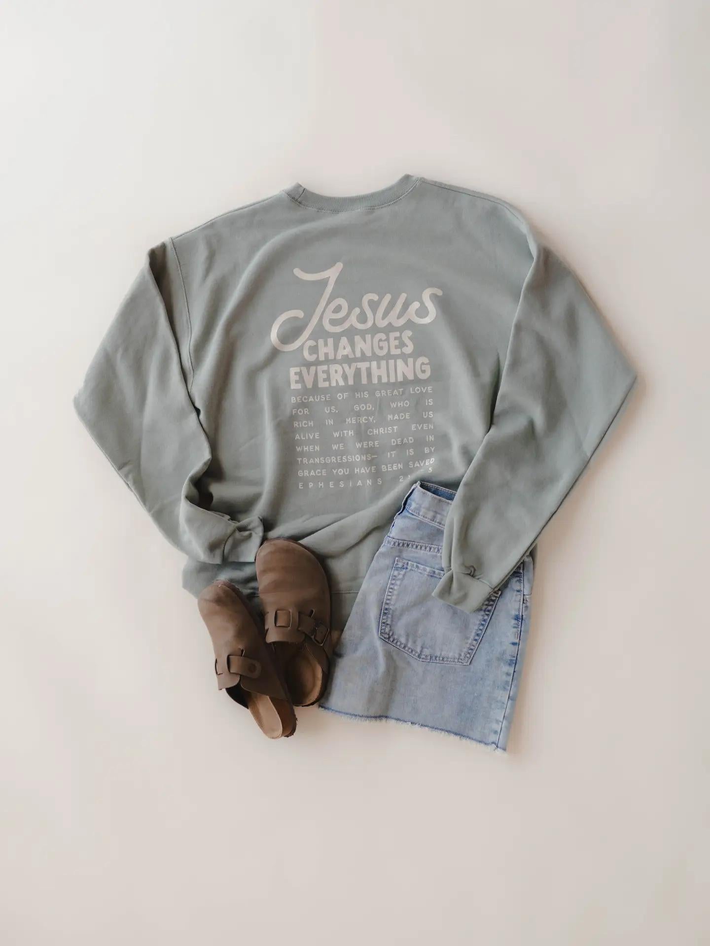Jesus Changes Everything Pullover