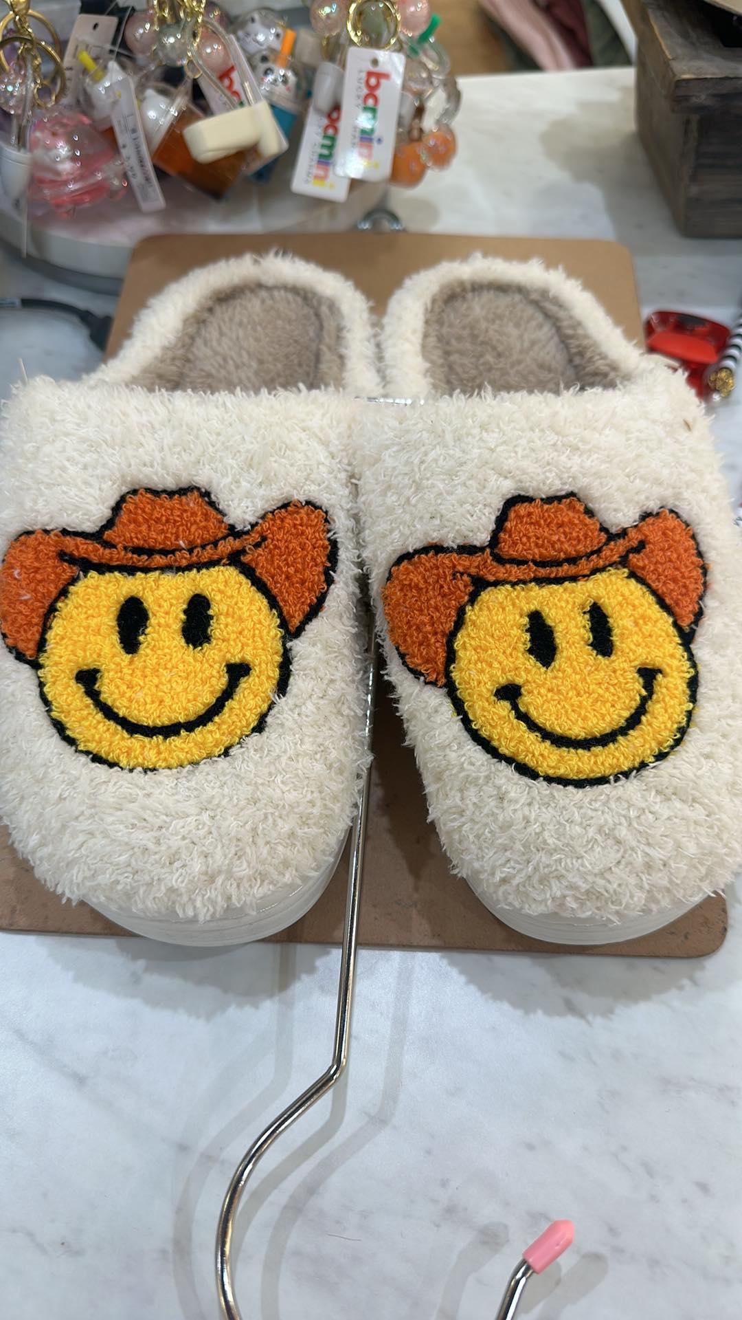 Cowgirl Smiley Slippers