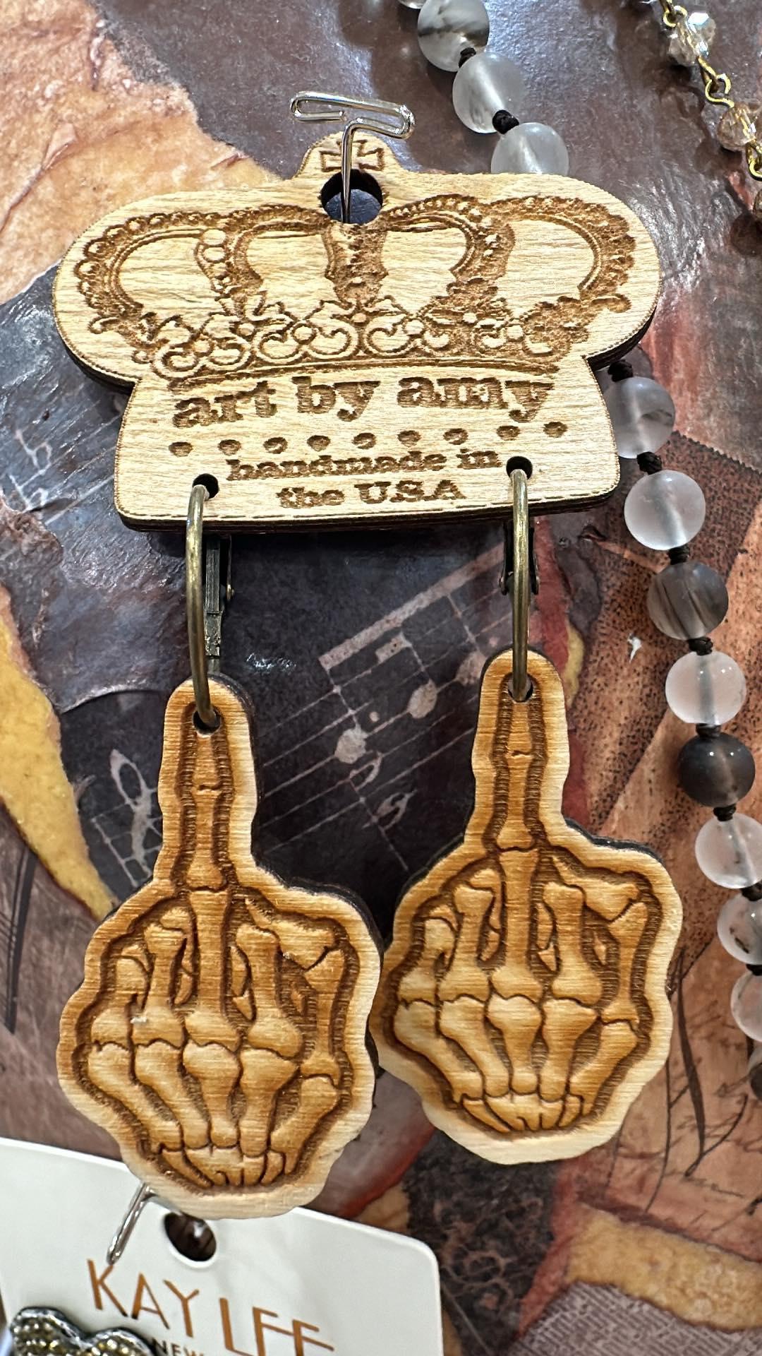 Fur Thunderbird Earrings
