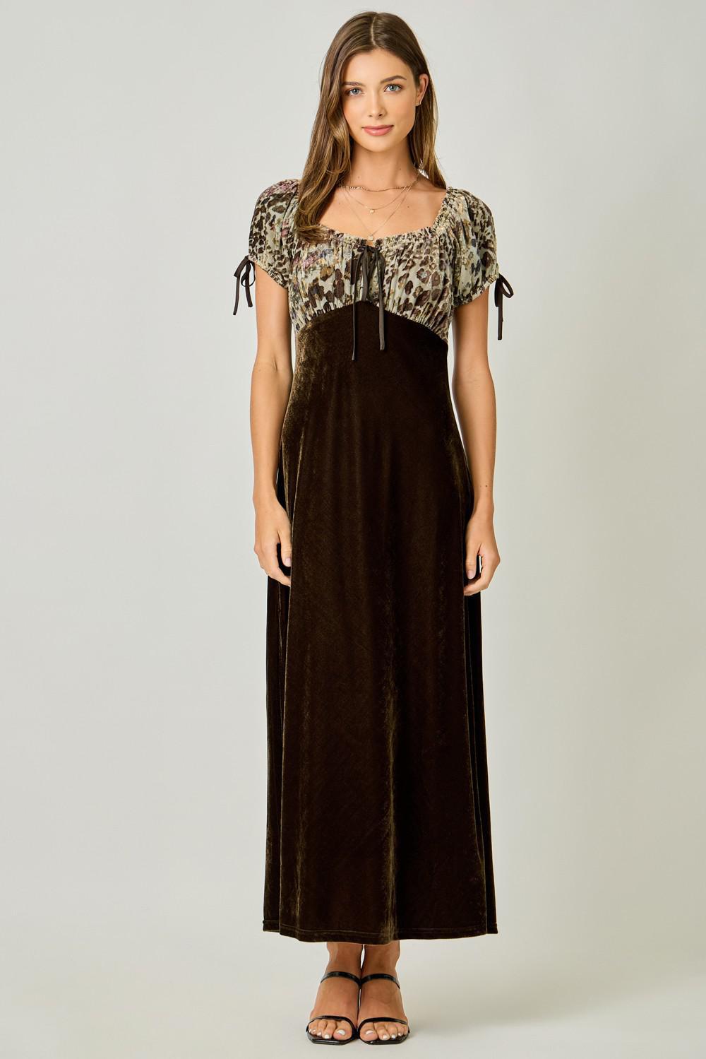 Velvet Long Maxi Dress