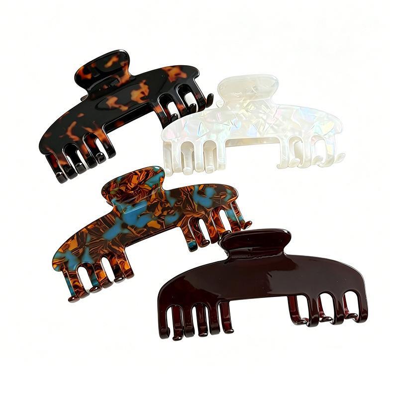 Large Hollow Out Rib Hair Claw Clips