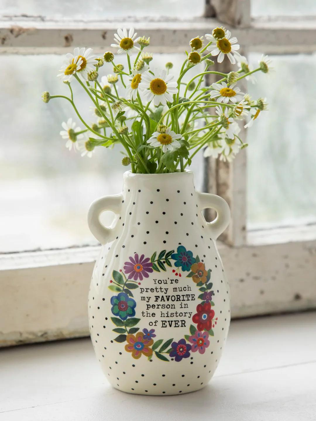 Favorite Person Fresh Picked Bud Vase