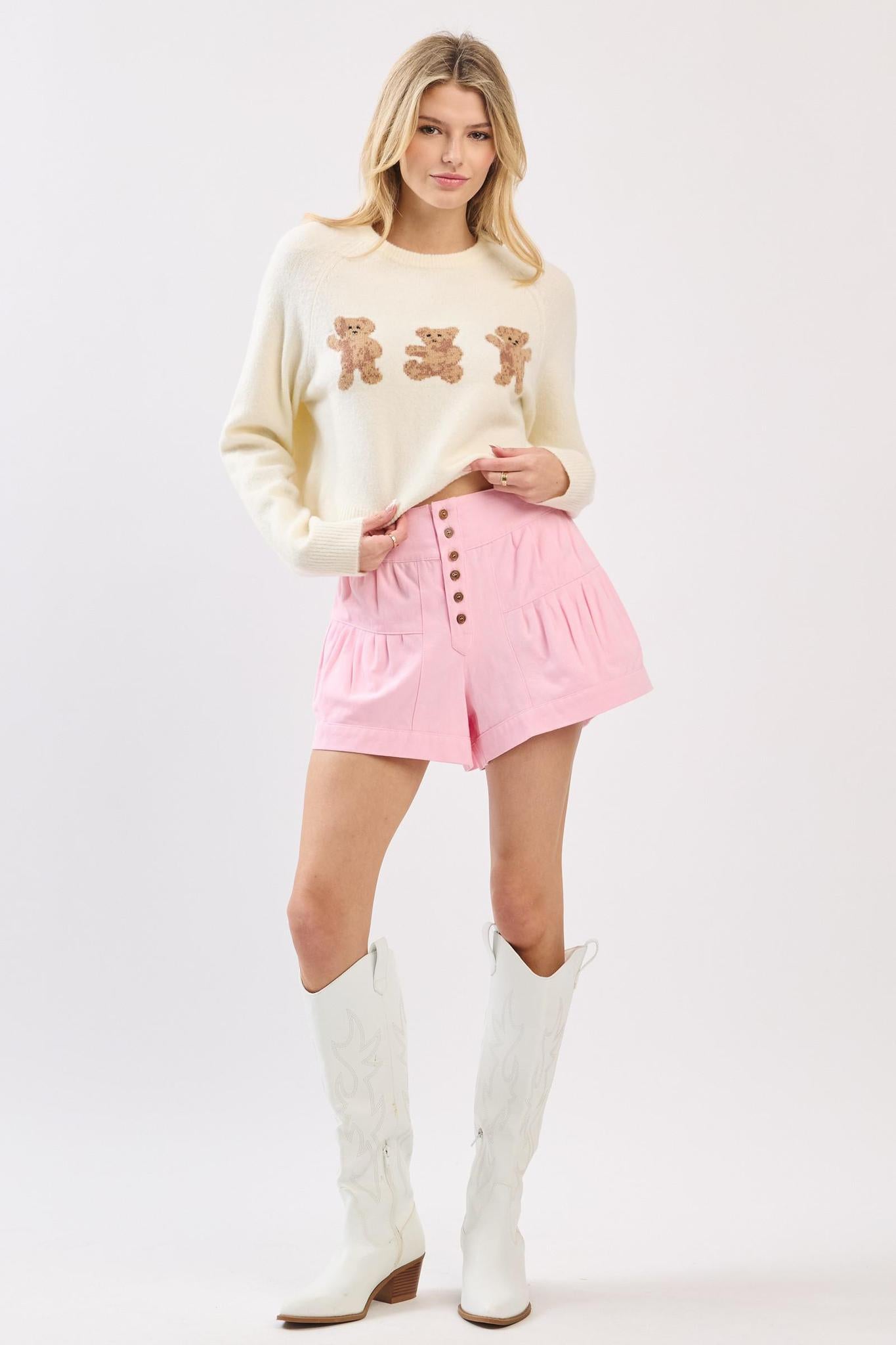 Ivory Three Bears Sweater