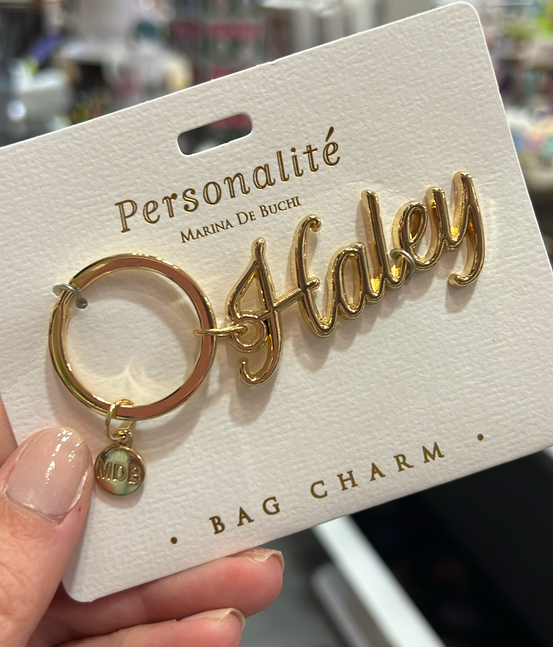 Haley Bag Charm Keyring