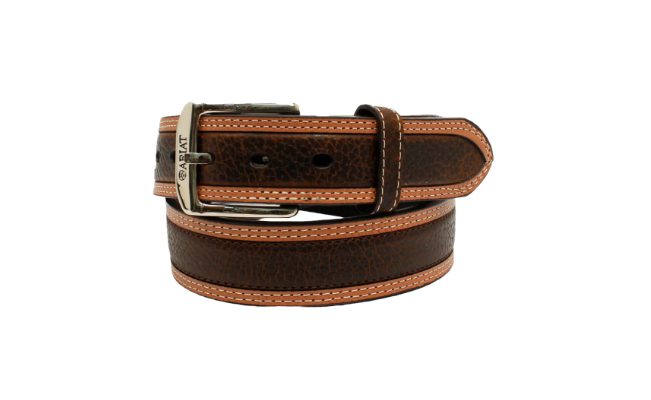 Ariat Men's Diesel Brown Rowdy Leather Belt