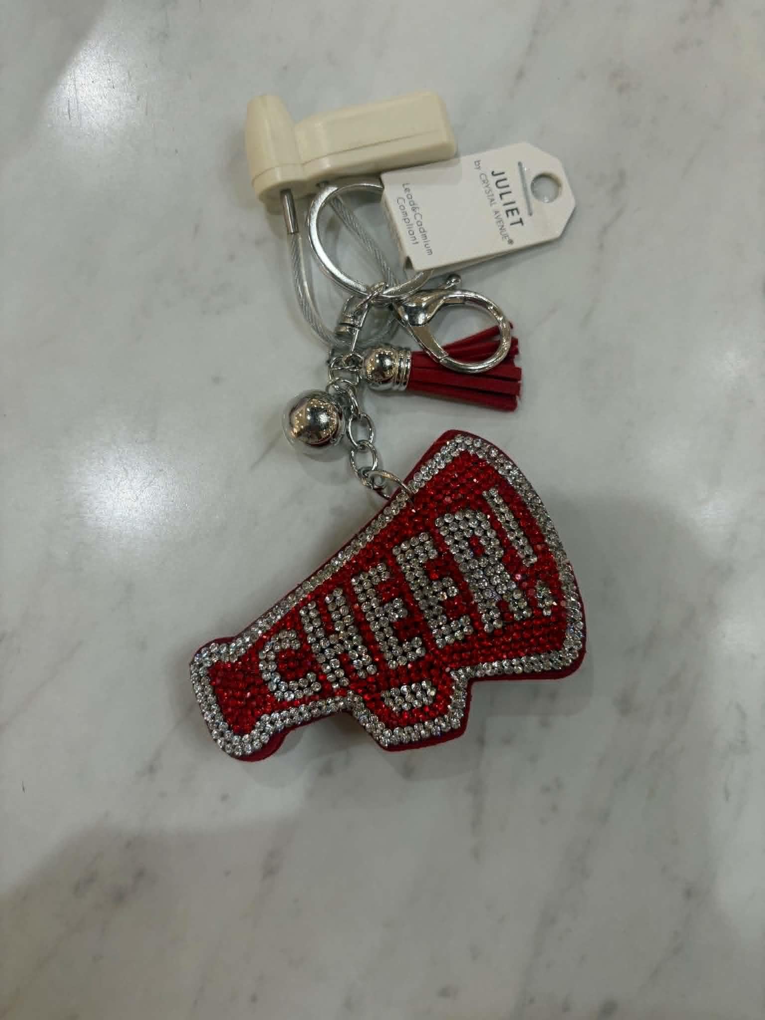 Puffy Rhinestone Keychains