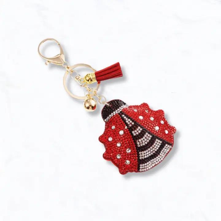 Suzie Q USA Rhinestone Puffy Keychains