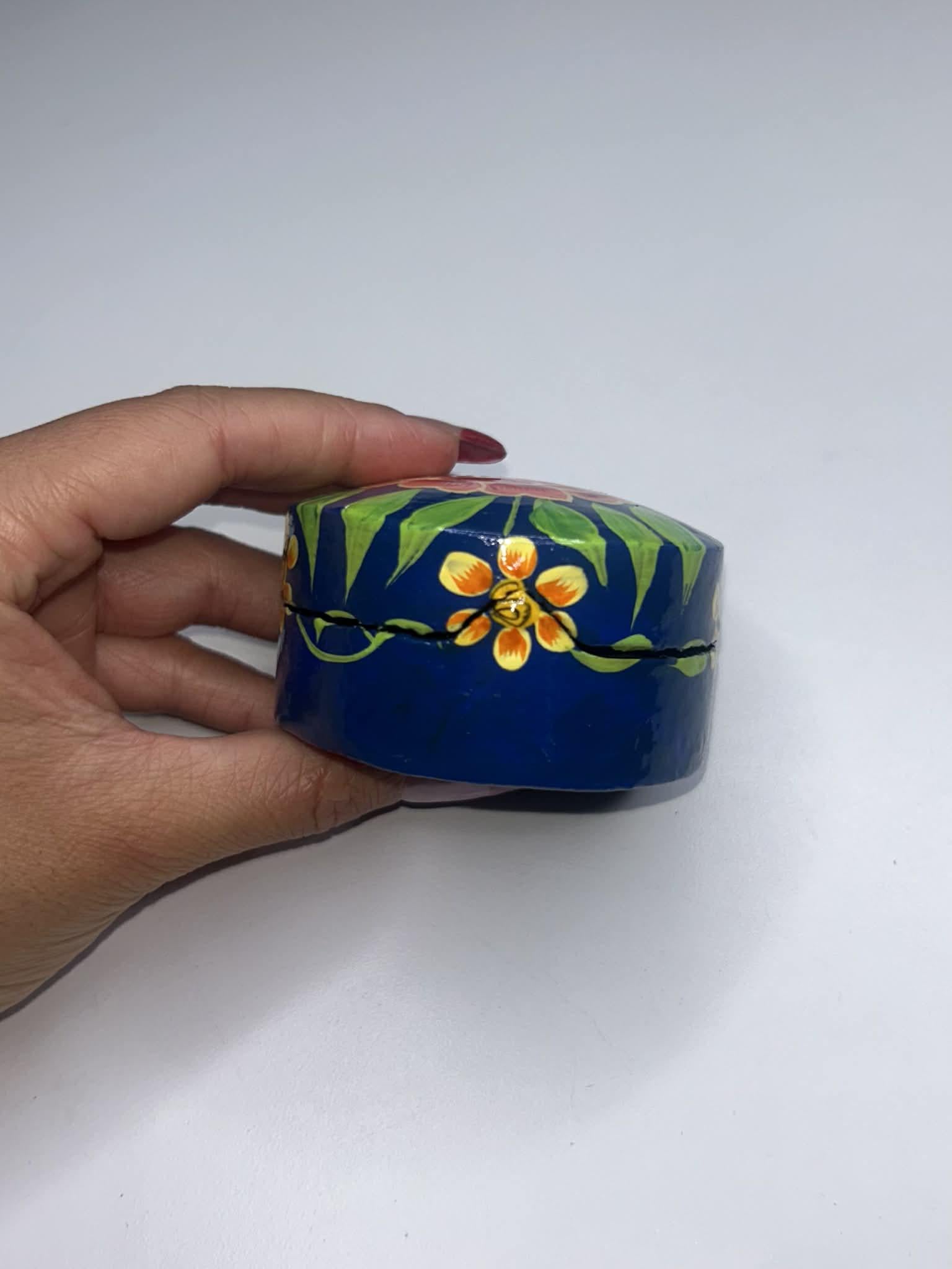 Papier Mache Round Assorted Boxes