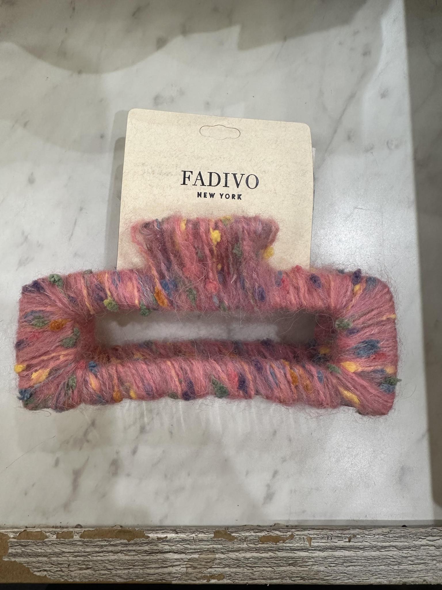 Yarn Wrapped Hair Clip
