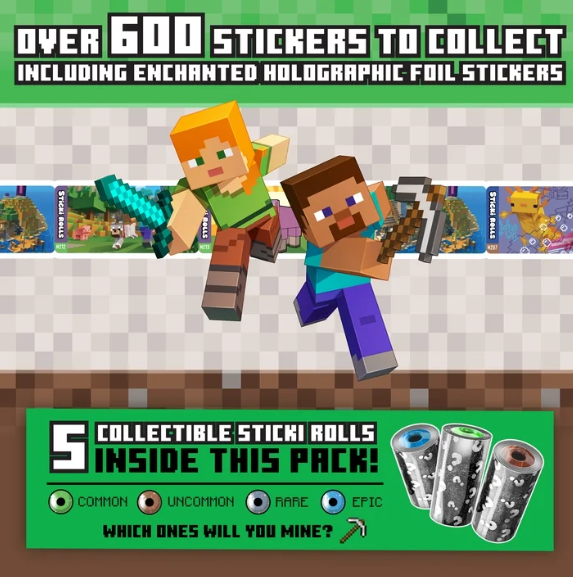 Sticki Rolls Minecraft Capsule