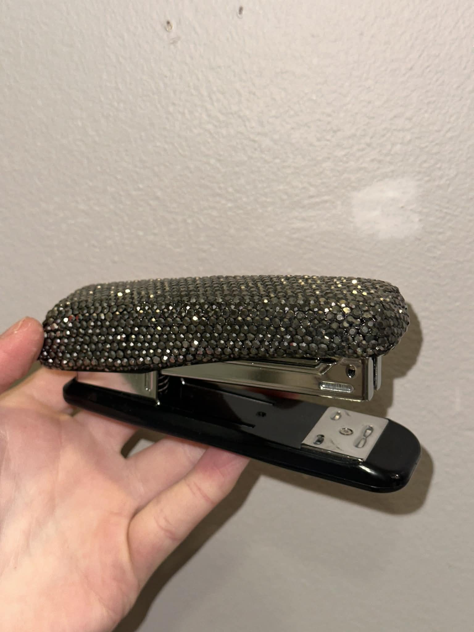 Black Bling Stapler