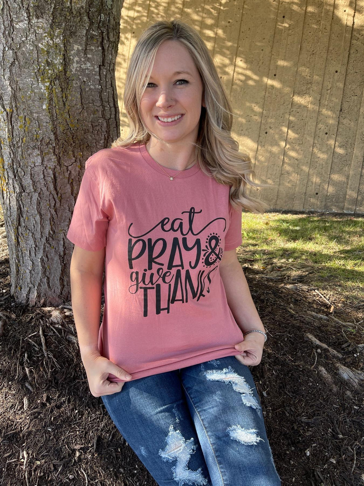 Eat Pray Give Tee