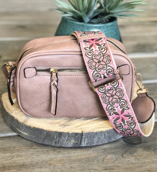 Boho Guitar Strap Crossbody Bag