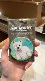 Westie Standing Car Coaster