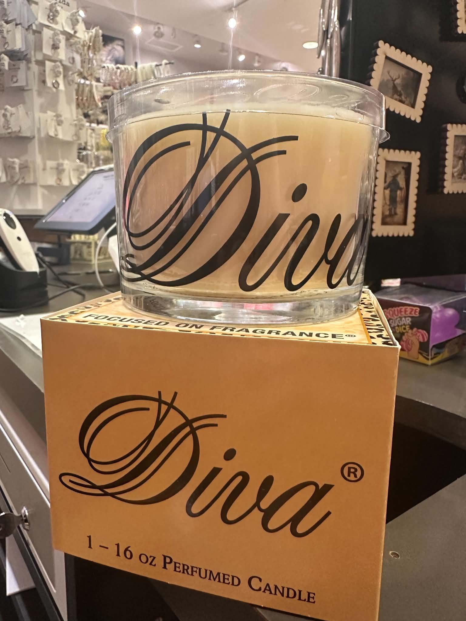 Diva 16oz Limited Edition Clear Candle
