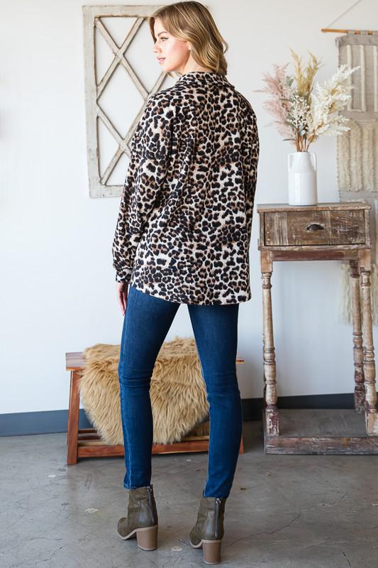 Brown Leopard Jacket