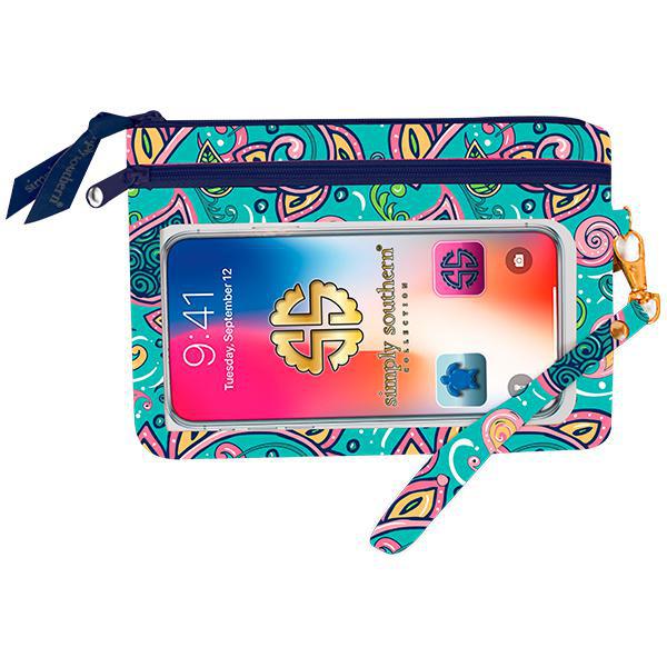 Paisley Phone Wristlet