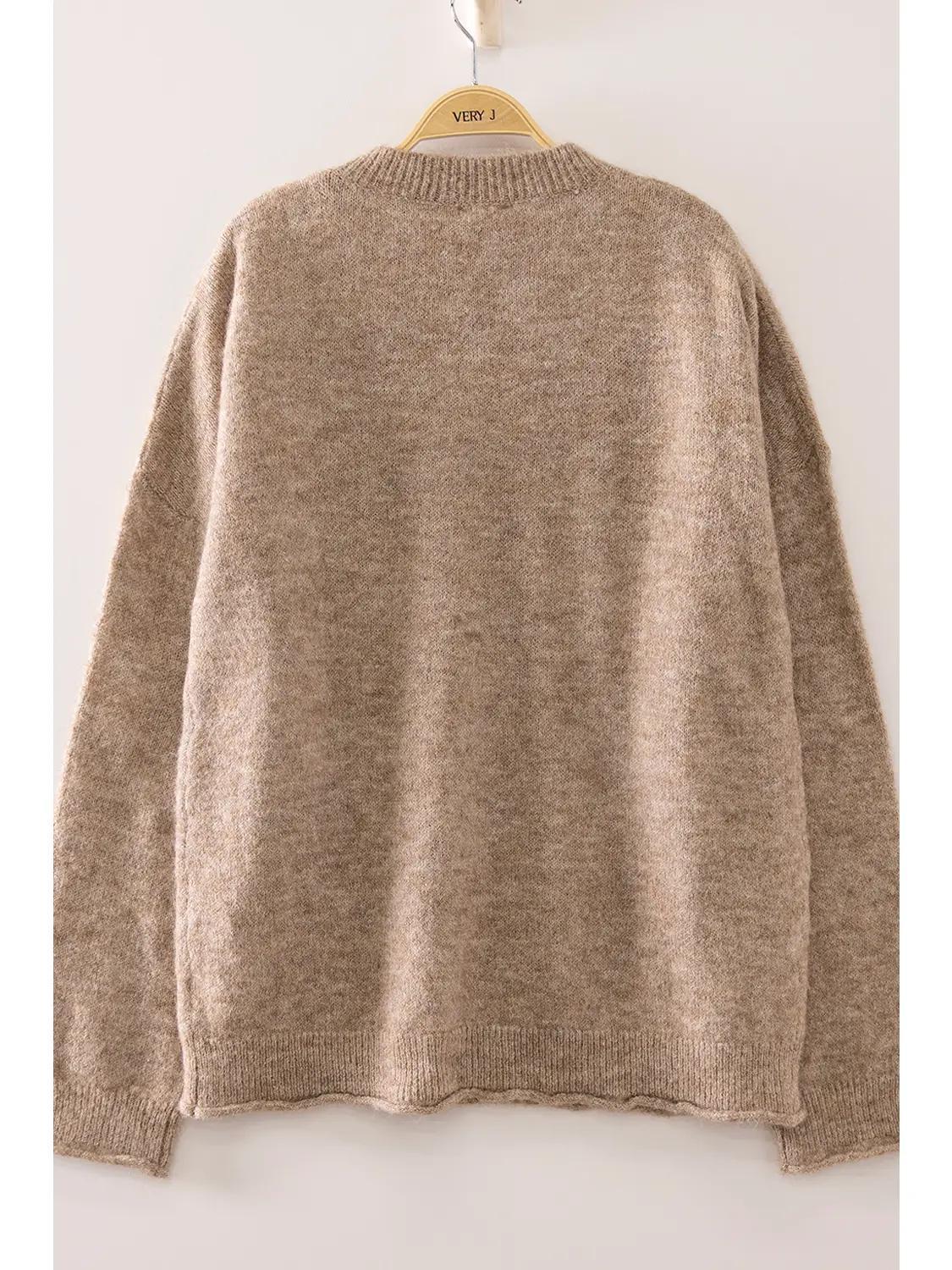 Mocha Cozy Mallard Sweater