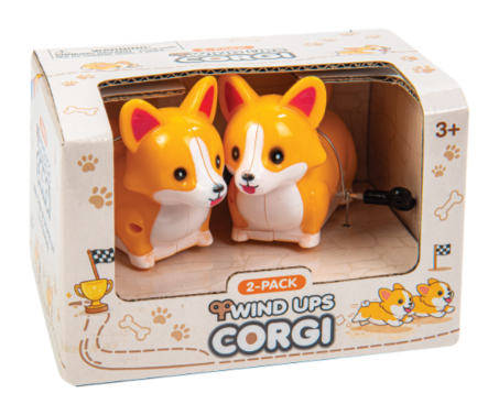2 PK WIND-UPS- CORGI