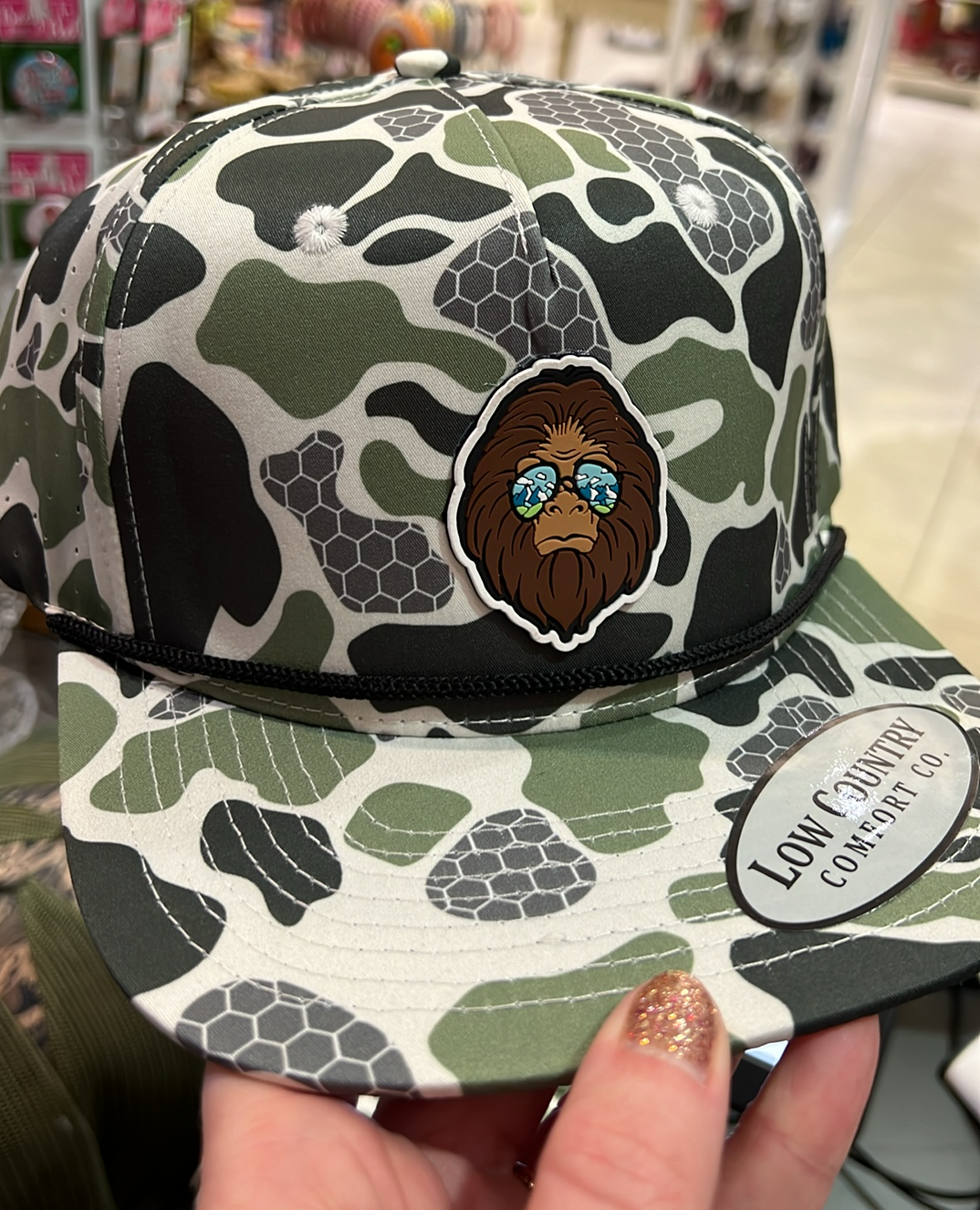 Sasquatch Shades Camo Hat