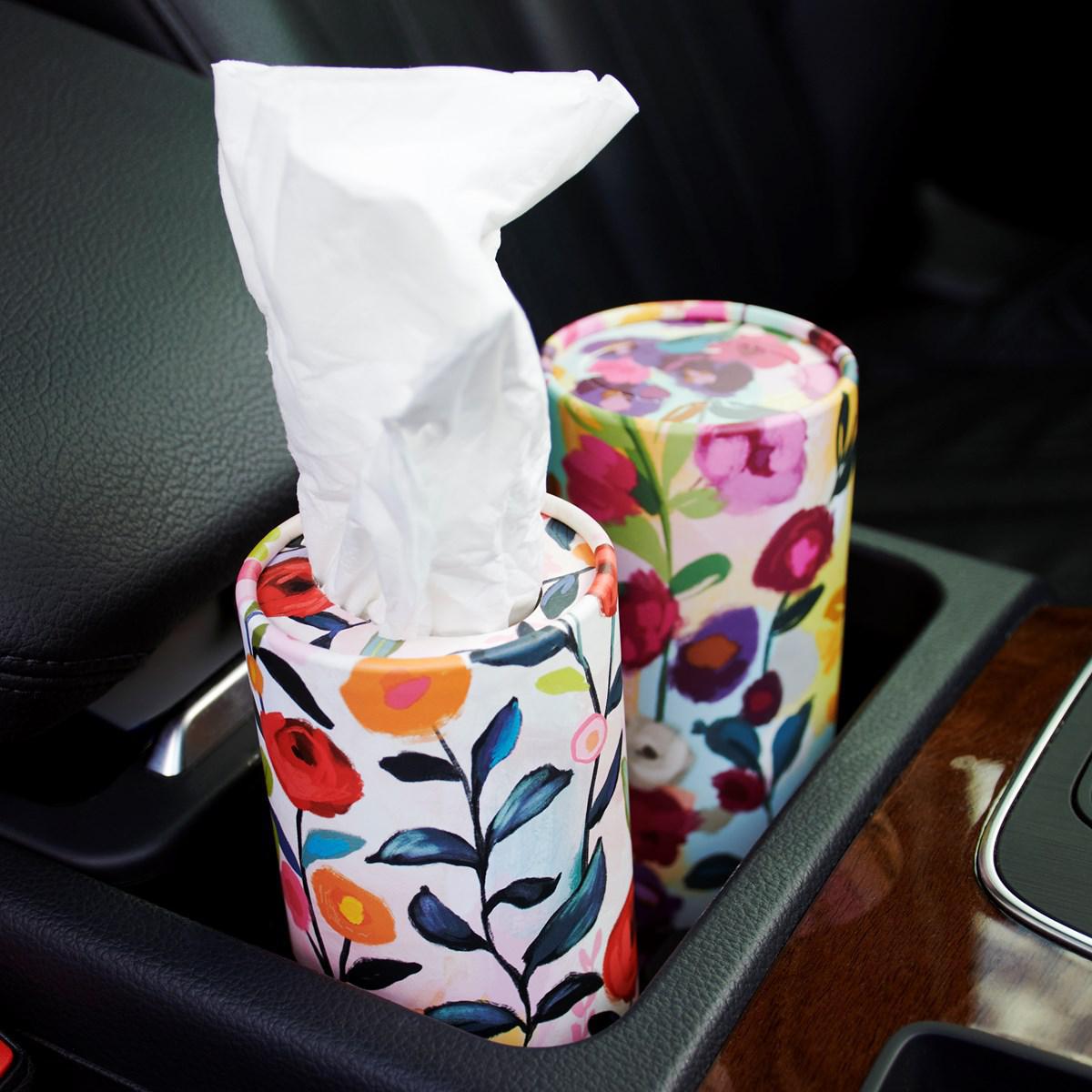 Bright Floral Tissue Box Set
