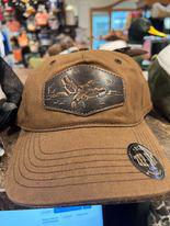 Waxed Leather Patch Hat