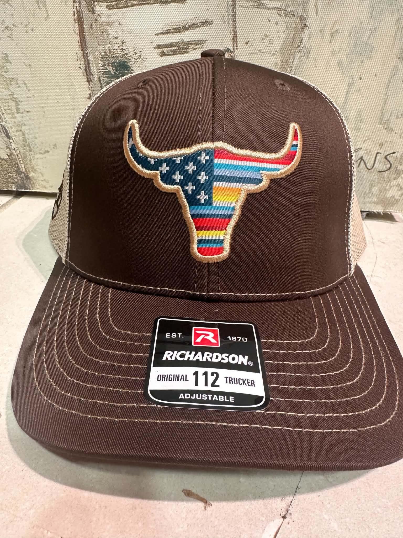 Ariat Men's USA Bull Hat