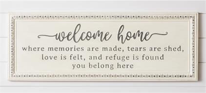 Sign Welcome Home
