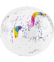 Glitter Filled Beach Ball