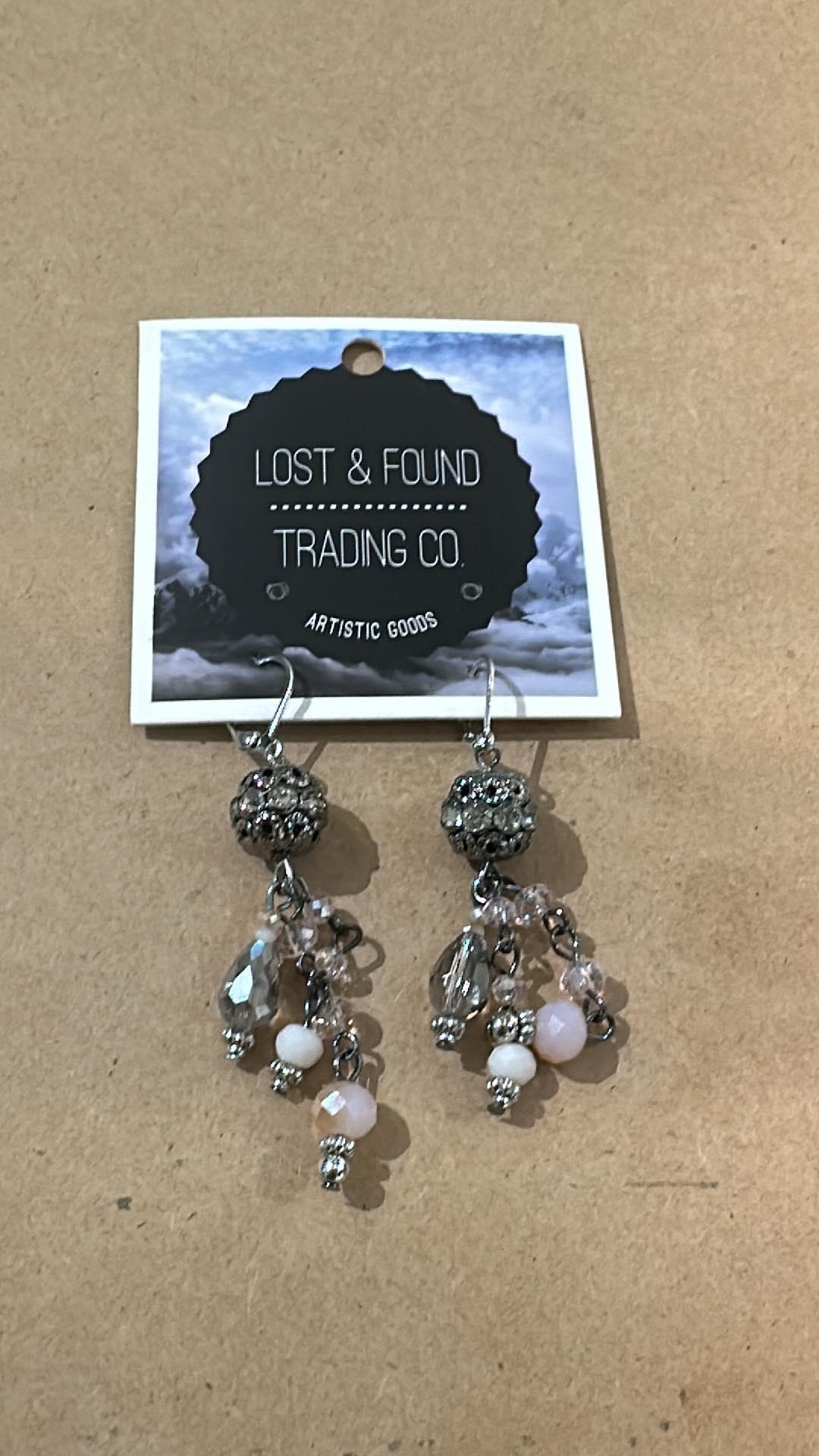 Rosaried Tassel Earrings