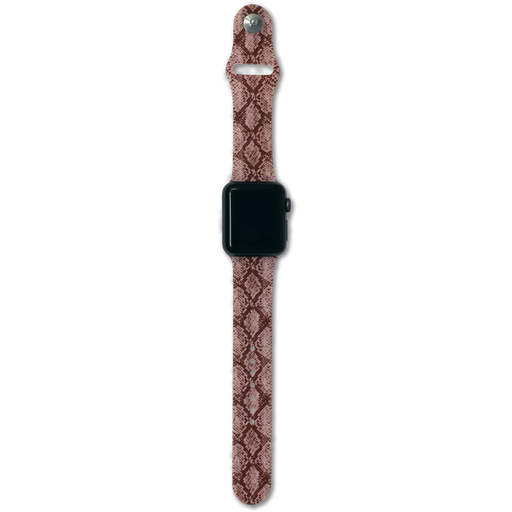 Brown Snake Skin Apple Watch Band 38-42mm