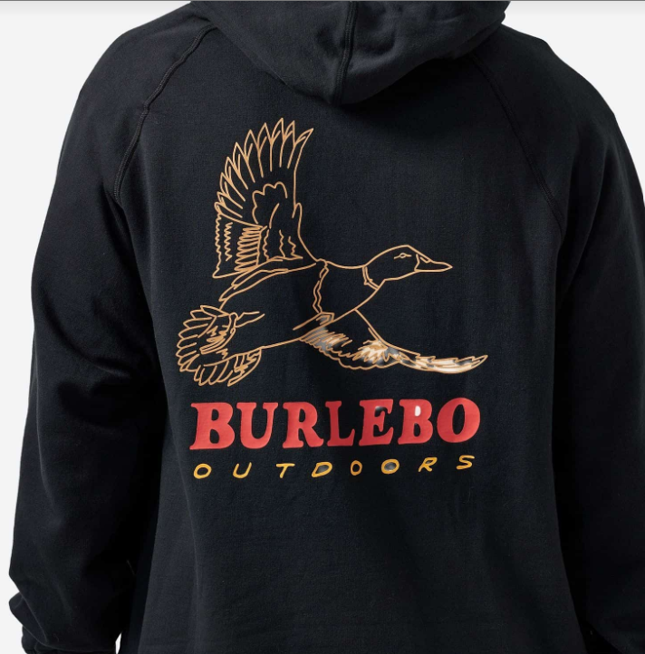 Fleece Hoodie - Duck Wild - Black
