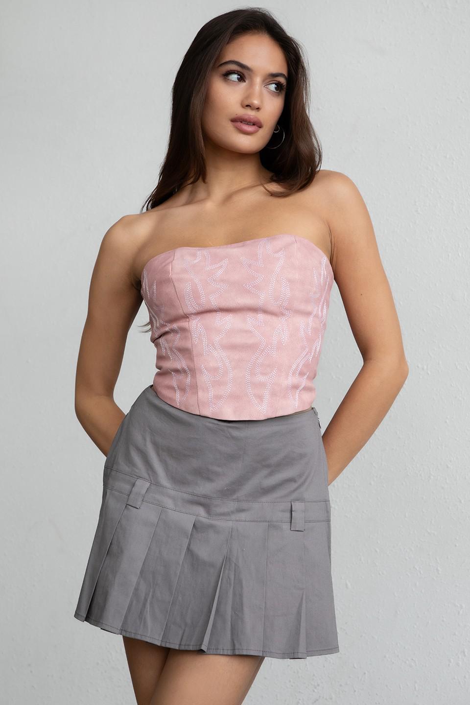 Beckee Blush Western Corset