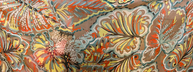 Hidden Flora Satin Scarf