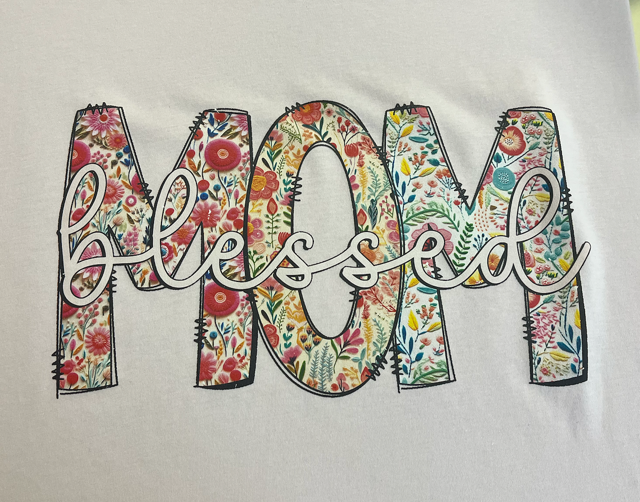 Blessed Mom Floral