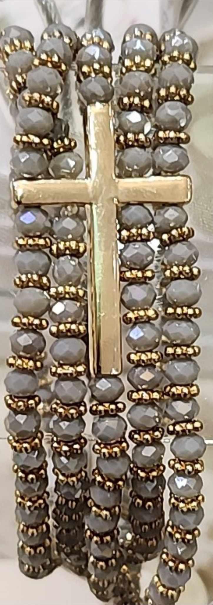 7" Cross Stretch Braceclet