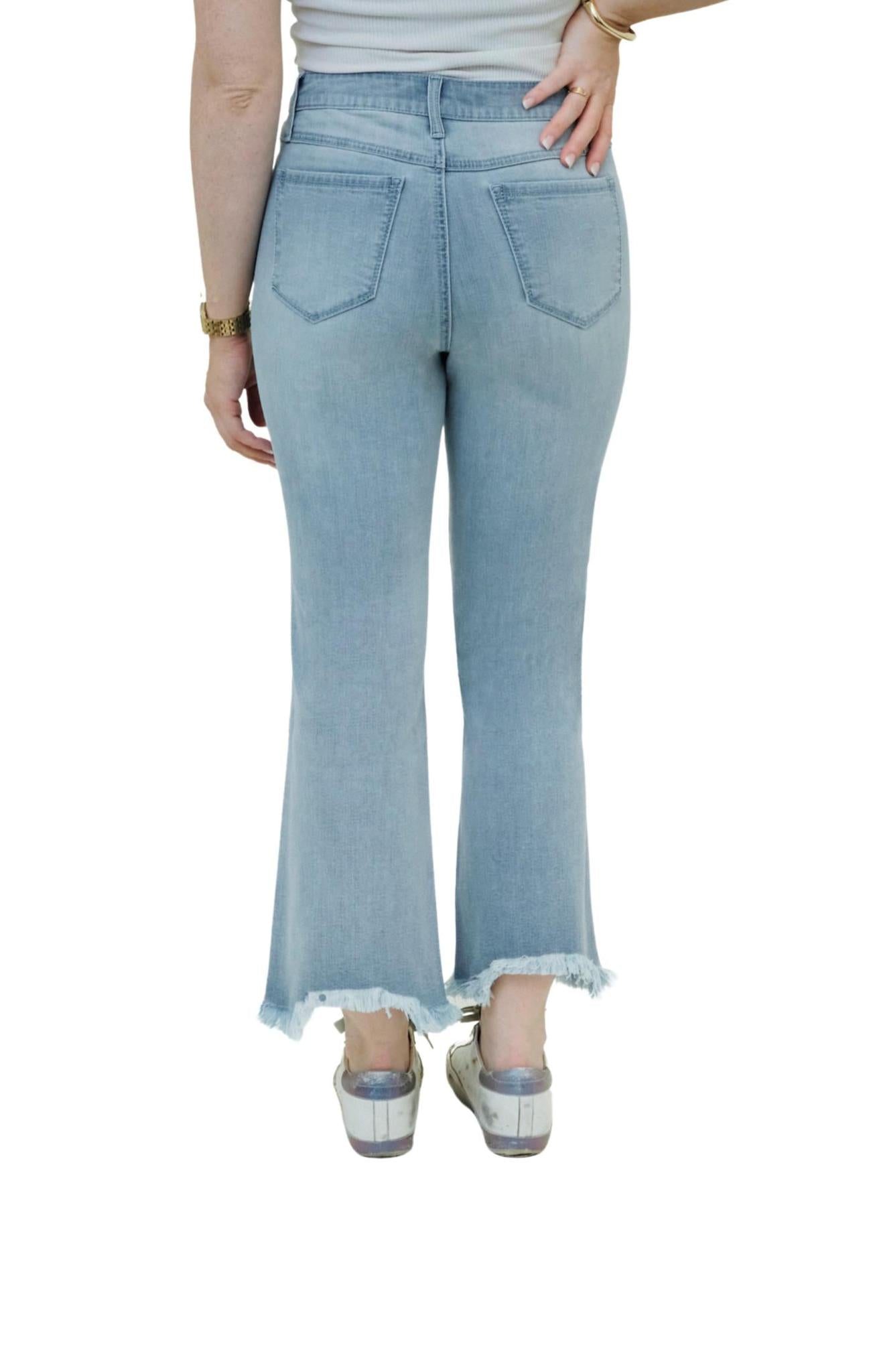 HR Demi Bootcut Sharkbite Hem Jeans
