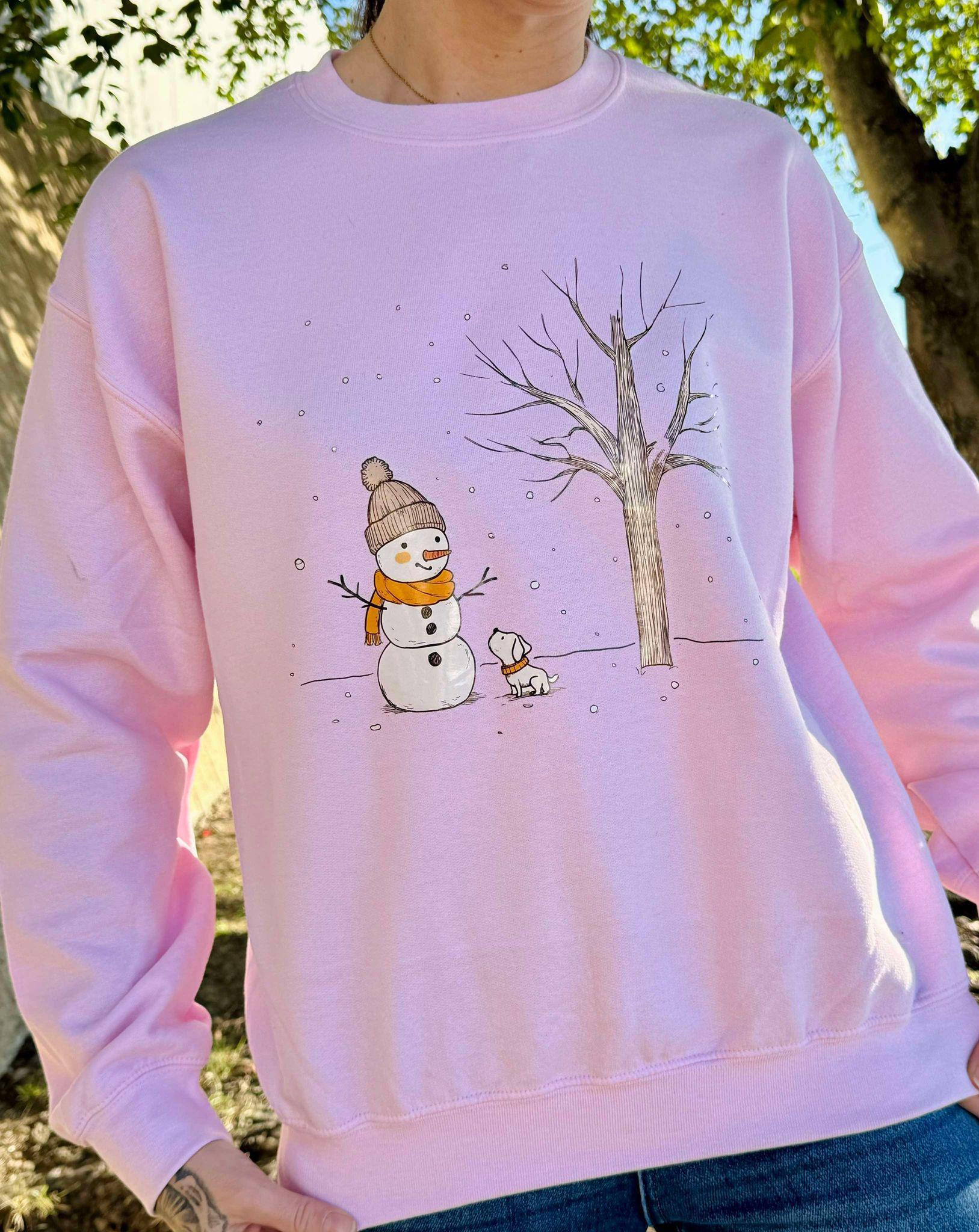 Snowman Dog Sweatshirt