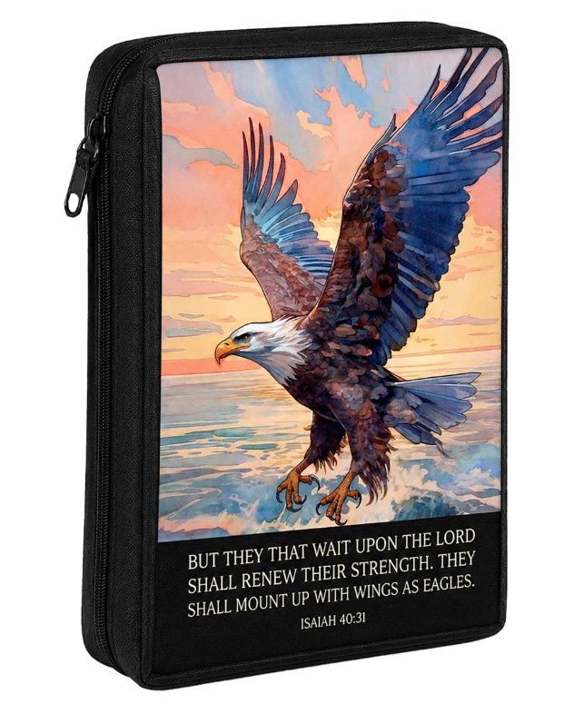 BCK-L299 Bible Case Eagle But They That Wait Lg