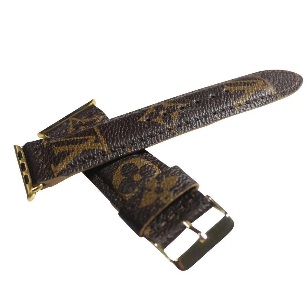 Upcycled Louis Vuitton Apple Watch Bands