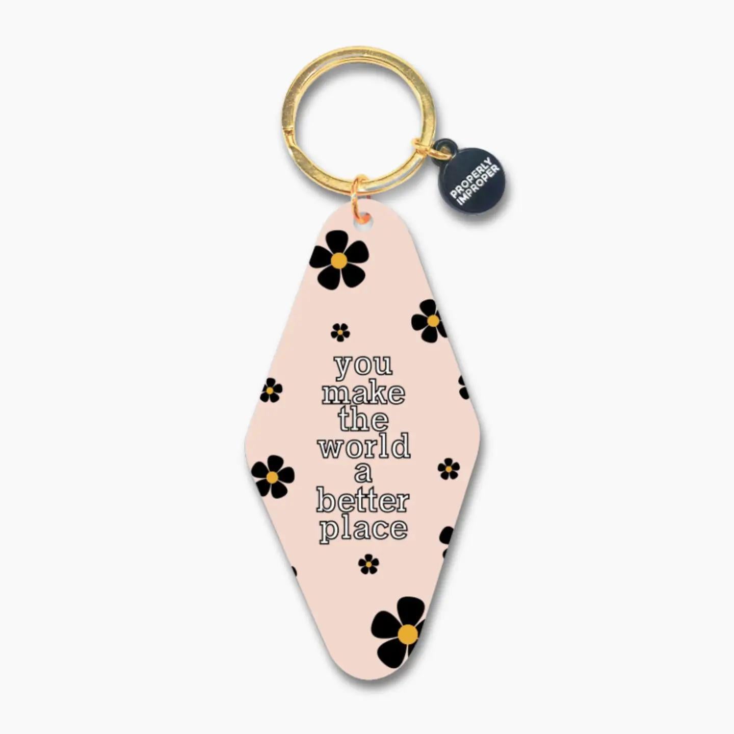 Properly Improper Motel Keychains